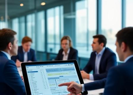 Digital transformation strategy meeting
